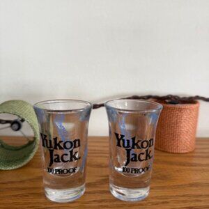 Yukon Jack "Halleys Comet" Tall Shot Glasses
